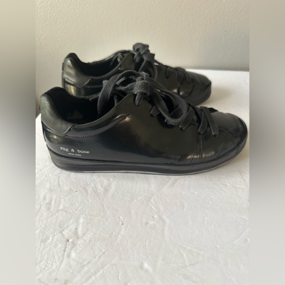 Rag & Bone Leather Sneakers SIZE 6.5 - Picture 7 of 11